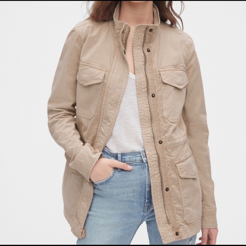 Gap core utility jacket size large women’s